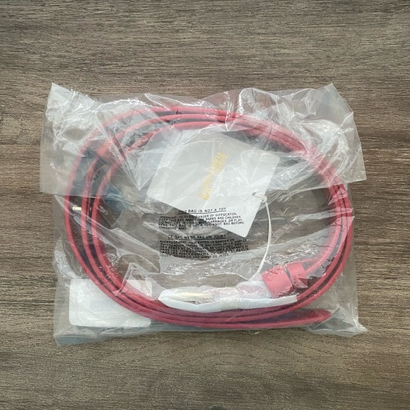 Diane Von Furstenberg Red Leather belt size: M/L 60 in - Picture 4 of 4